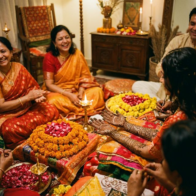 Intimate Mehndi Ceremonies